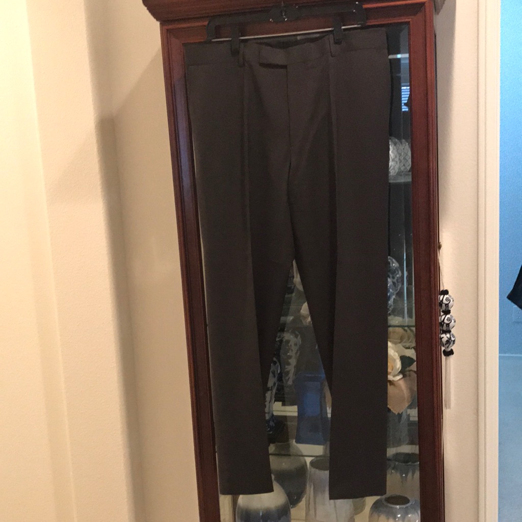 Hugo Boss Dark Brown Dress Slacks